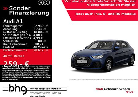 Audi A1 25 TFSI MMI/Interface/EPH/Assist/uv