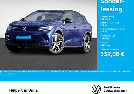 VW ID.4 Volkswagen GTX 4X4 WÄRMEPUMPE ACC LM20 NAVI CARPLAY