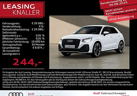 Audi Q2 30 TDI S line AHK virtual+ 18" Optik-schwarz