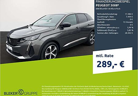 Peugeot 3008 gebraucht kaufen Peugeot 3008 BlueHDi 130 Allure Pack