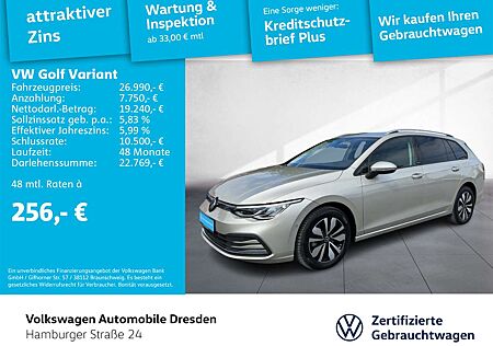 VW Golf Variant Volkswagen Golf VIII Variant 1.0 eTSI LED NAVI ACC APP PDC