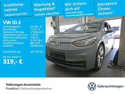 Volkswagen ID.3 Pro S (5-Sitzer) Navi Sprachbedienung Rückf