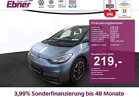 VW ID.3 Volkswagen PRO 204PS 62KW/h AHK+ACC+LED+NAVI+CCS+18 ALU!