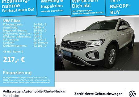 VW T-Roc Volkswagen 1.5 TSI Life DSG Navi PDC LED uvm