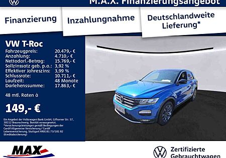 VW T-Roc Volkswagen 1.5 TSI SPORT +AHK+ACC+PDC+WINTER+ALU 17"+