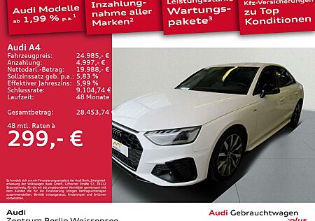 Audi A4 Lim. 30 TDI S-TRO*S-LINE*LED*KLIMA*ACC*NAVI**