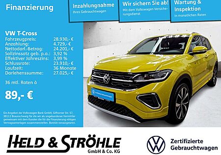 VW T-Cross Volkswagen 1.5 TSI DSG R-Line 18" AHK MATRIX NAV
