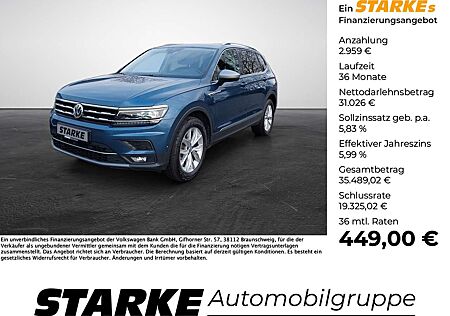 VW Tiguan Allspace Volkswagen 2.0 TDI DSG 4M Highline 7-Sitzer