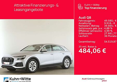 Audi Q8 50 TDI quattro *AHK*ACC*Matrix*LUFT*RFK*MMI-P