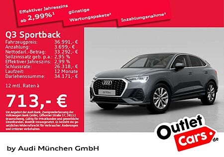 Audi Q3 45 TFSI e S tronic Pano/AHK/Matrix/