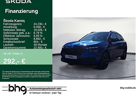 Skoda Kamiq 1.5 TSI DSG Monte Carlo Kamera Pano