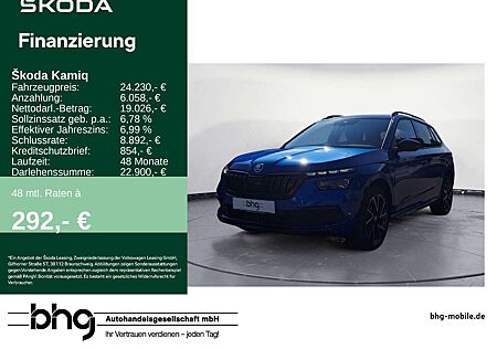 Skoda Kamiq 1.5 TSI DSG Monte Carlo Kamera Pano