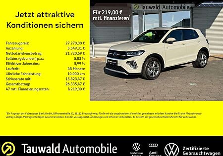 VW T-Cross Volkswagen 1.5 TSI DSG R-Line AHK/RFK/ACC/MATRIX/APP