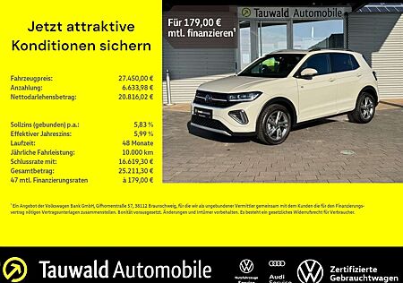 VW T-Cross Volkswagen 1.5 TSI DSG R-Line AHK/RFK/ACC/MATRIX/APP
