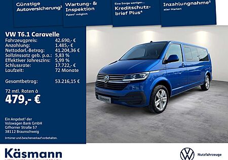VW T6 Volkswagen .1 Caravelle Comfortline LR 2.0TDI LED KAM 9 S