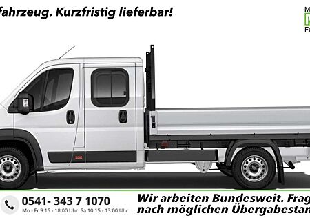Peugeot Boxer Pritsche DoKa 435 AT L4 AHK CarP Kam Visib 132 ...