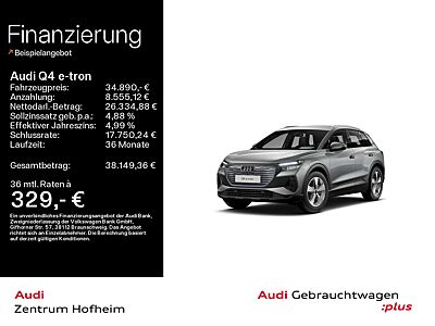 Audi Q4 e-tron 45 qu*LED*Virtual*Navi+*Sportsitze*SHZ