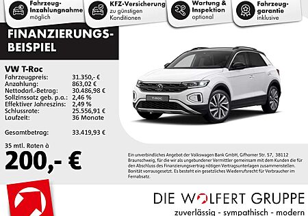 VW T-Roc Volkswagen GOAL 2.0 TDI DSG RFK AHK NAVI ACC CARPLAY