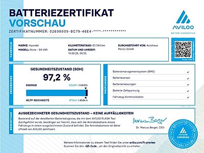 Hyundai KONA Trend 2WD 64kWh  *SOH 97,2%*