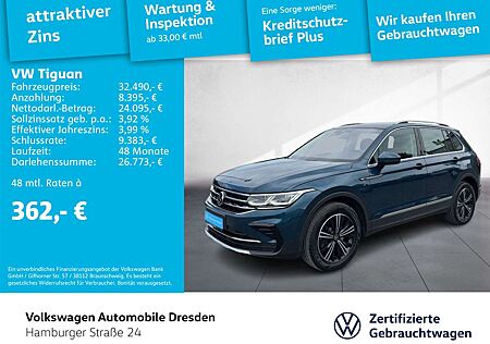 VW Tiguan Volkswagen Elegance 2.0 TSI DSG 4M IQ AHK APP AREA