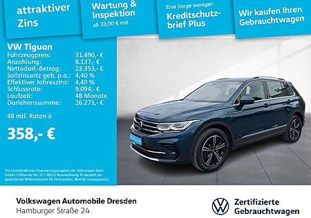 VW Tiguan Volkswagen Elegance 2.0 TSI DSG 4M IQ AHK APP AREA