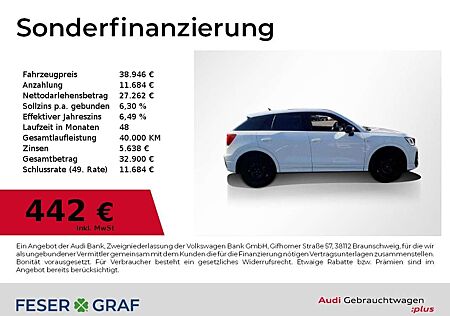 Audi Q2 35 TFSI S tronic S Line Int Pano,Leder,Navi,LED