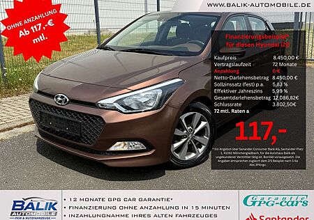 Hyundai i20 blue YES!*SITZ + LENKRADHEIZUNG*EINPARKHILFE