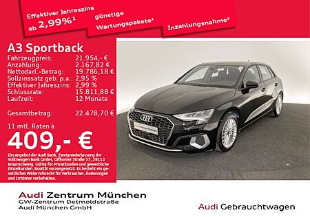 Audi A3 40 TFSI e advanced S tronic Virtual