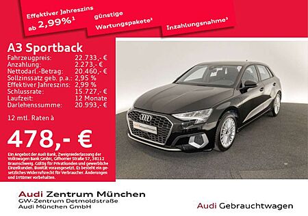 Audi A3 40 TFSI e advanced S tronic Virtual