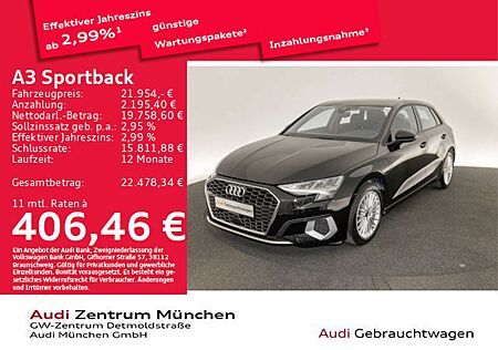 Audi A3 40 TFSI e advanced S tronic Virtual
