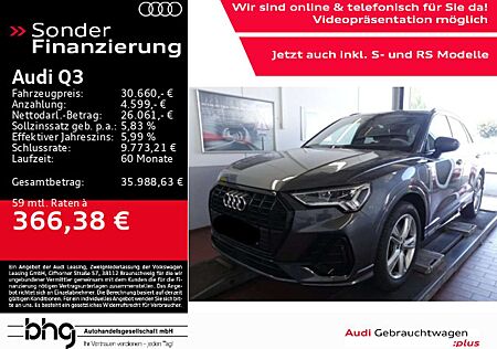 Audi Q3 45 TFSIe S line e-tron ACC Navi connect virtu