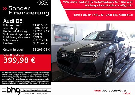 Audi Q3 45 TFSIe S line e-tron ACC Navi connect virtu