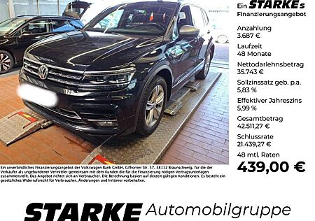 VW Tiguan Allspace Volkswagen 2.0 TDI DSG 4M R-Line Highline 7-Sitzer