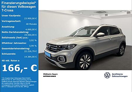 VW T-Cross Volkswagen 1.0 TSI DSG Move Sitzheizung ACC Leichtmetallräder