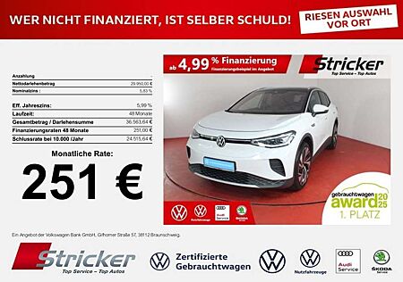 VW ID.4 Volkswagen Pro Performance 150/77 251,-ohne Anzahlung IQ.Lig