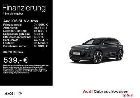 Audi Q6 e-tron Q6 performance S-LINE*EDITION-ONE-GREY*AH