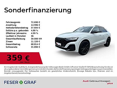 Audi Q8 50 TDI S Line quattro Matrix-LED/Pano/Kamera/AHK/H