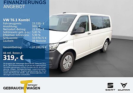 VW T6 Transporter Volkswagen T6.1 Kombi 9-SITZE NAVI KLIMA