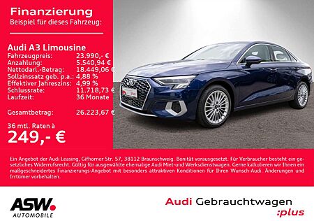 Audi A3 advanced 30TDI S tronic LED NAVI VC