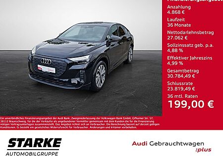 Audi Q4 e-tron Sportback 40 NaviPlus LED SHZ OptikPaket-schwar...