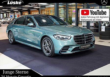 Mercedes-Benz S 500 4M L AMG Line nussbraun verde Exklusiv HUD