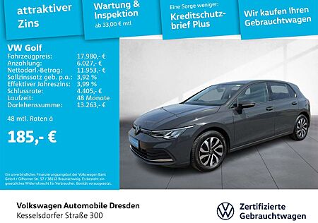 VW Golf Volkswagen VIII 2.0 TDI Active Navi LED Sitzhzg.