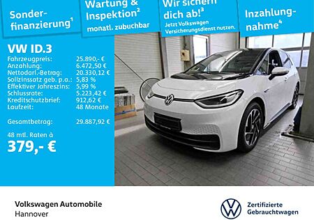 VW ID.3 Volkswagen Pro Performance Navi Kamera ACC LED SHZ PDC