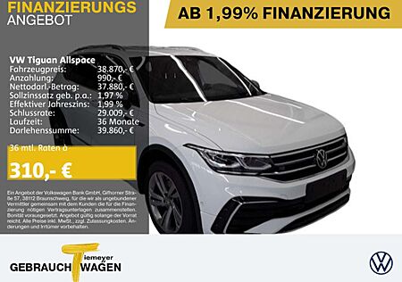 VW Tiguan Allspace Volkswagen 2.0 TDI DSG 4M 200PS R-LINE AHK