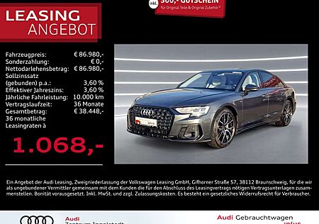 Audi A8 50 TDI qu 2x S line HD-MATRIX STHZG Raute 20"