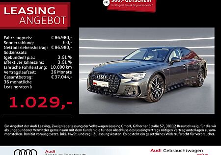 Audi A8 50 TDI qu 2x S line HD-MATRIX STHZG Raute 20"