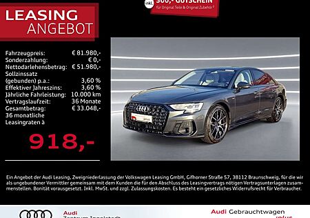 Audi A8 50 TDI qu 2x S line HD-MATRIX STHZG Raute 20"