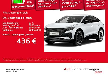Audi Q4 e-tron Q4 Sportback 45 e-tron S line Edition Wärmep ACC