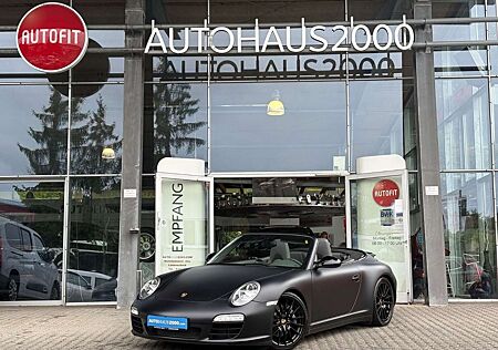 Porsche 911 Carrera 4 Cabrio 3,6/2.VB/SCHWARZ-MATT/PCM/