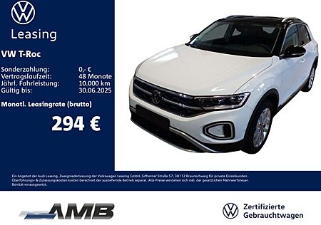 VW T-Roc Volkswagen Style 1.5 TSI AHK/Matrix/Pano/RFK/03.29Gar